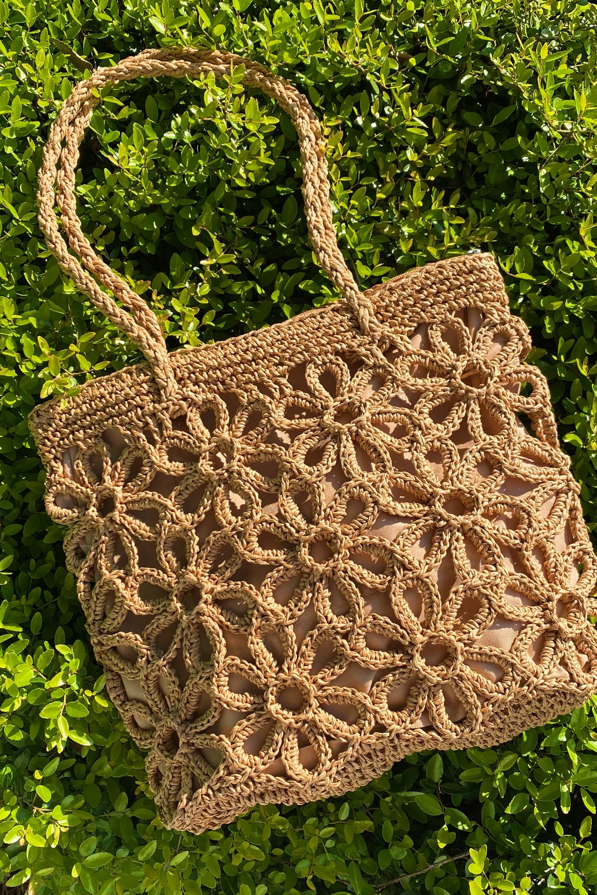 Hand Made Muted Floral Tote Ellisonyoung.com