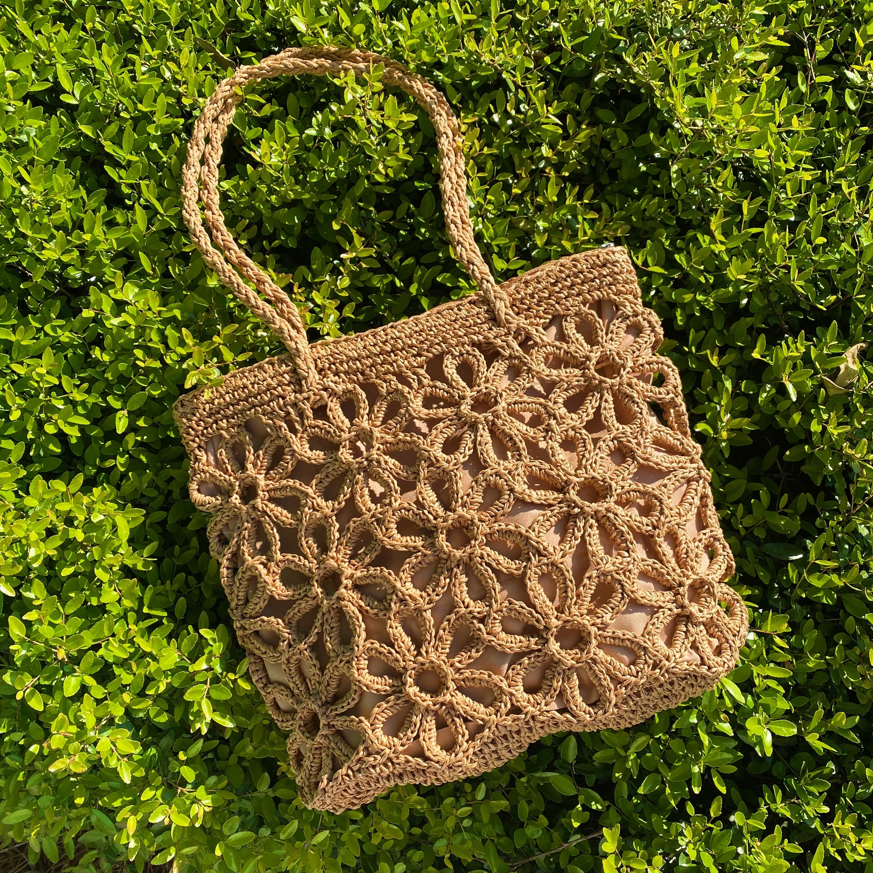 Hand Made Muted Floral Tote Ellisonyoung.com