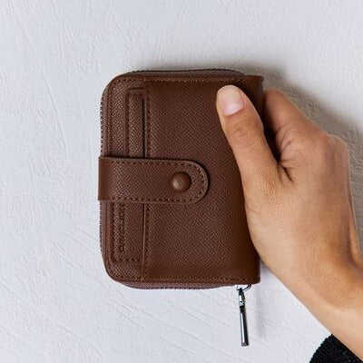 David Jones PU Leather Mini Wallet Trendsi