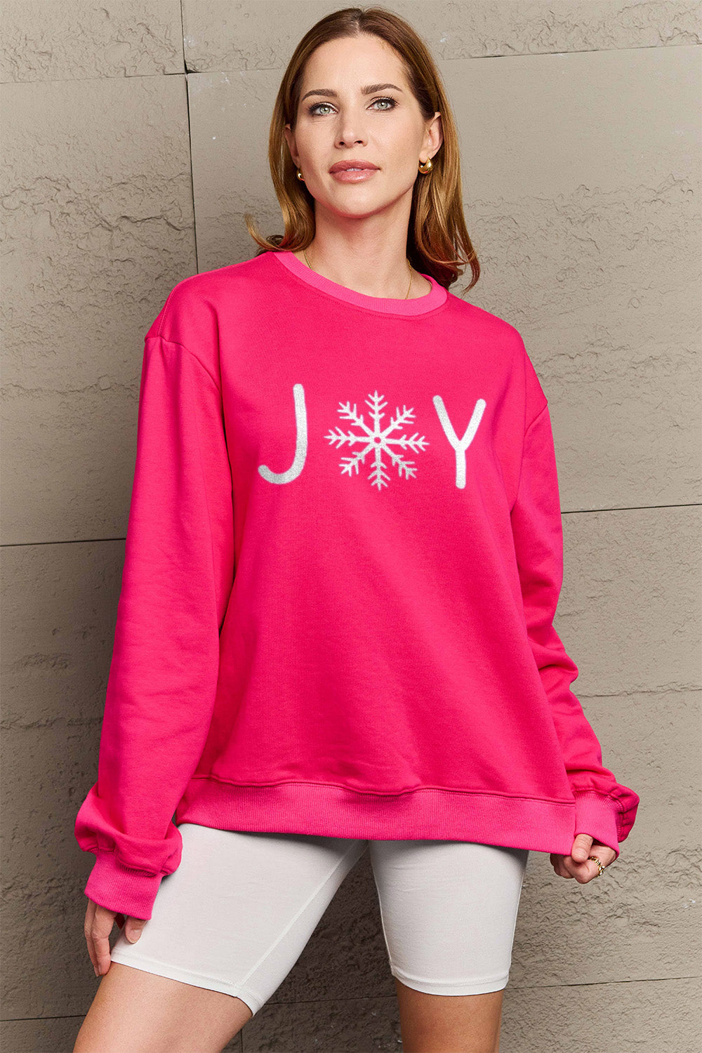 Simply Love Full Size Graphic Long Sleeve Sweatshirt Trendsi