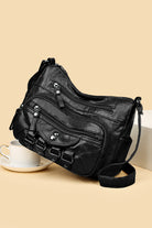 PU Leather Adjustable Strap Crossbody Bag Trendsi