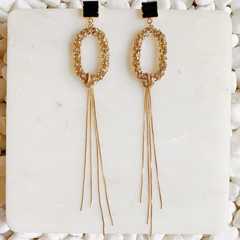 To Paris Long Drop Earrings Ellisonyoung.com