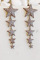 Five Stars Dangle Down Earrings Ellisonyoung.com