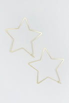 Twinkling Star Hoop Earrings Ellisonyoung.com