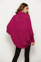 Open Front Batwing Sleeve Cardigan Trendsi