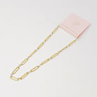 Crystal Linked Chain Necklace Ellisonyoung.com