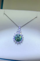 3 Carat Moissanite 925 Sterling Silver Pendant Necklace Trendsi