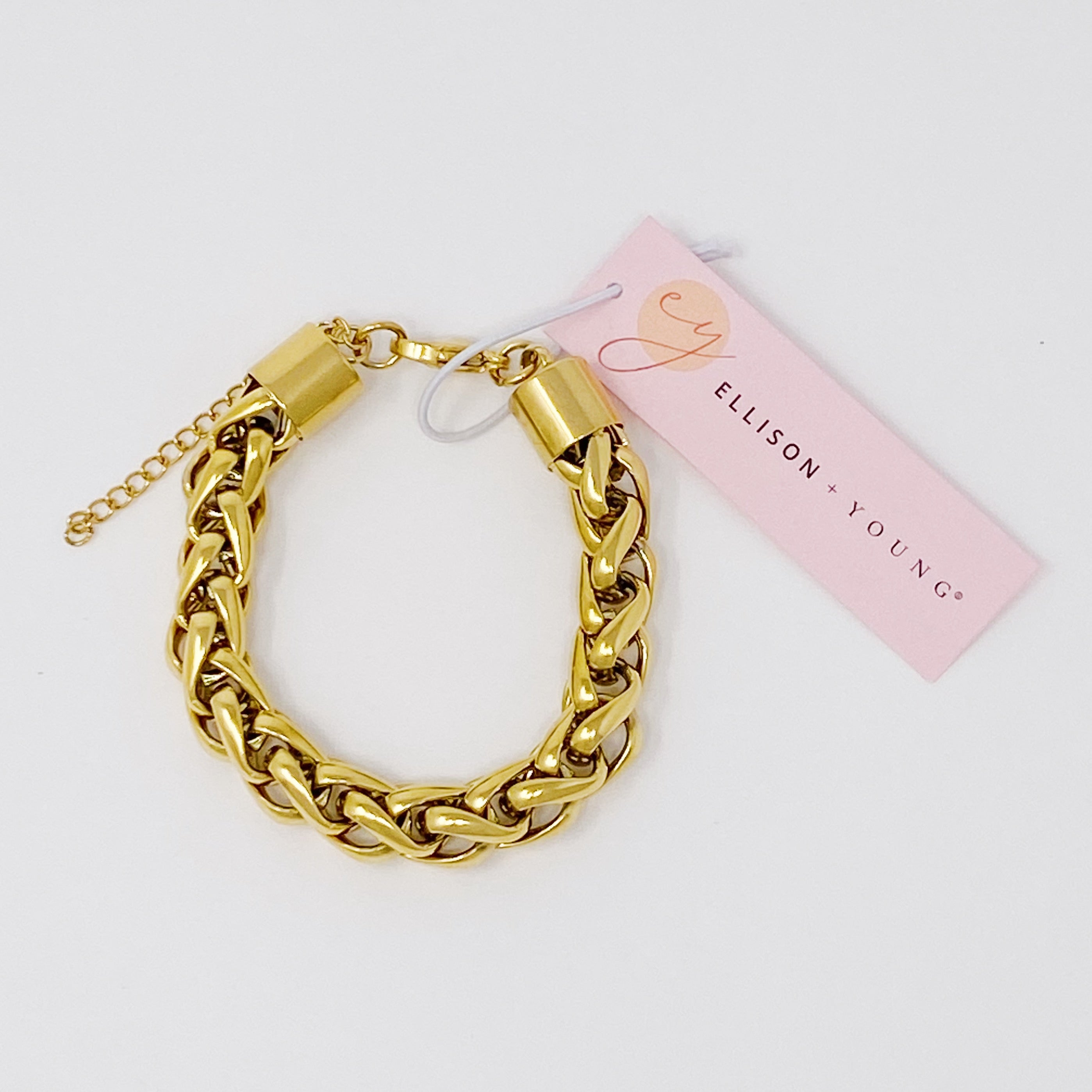 Bold And Edgy Chain Bracelet Ellisonyoung.com