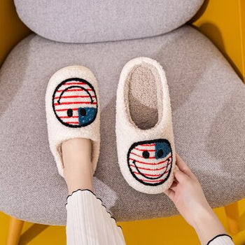 Melody Smiley Face Slippers Trendsi