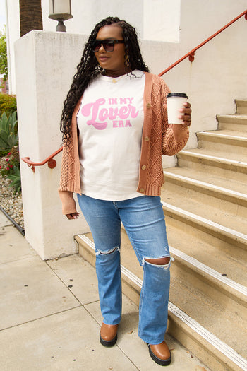 Simply Love Full Size IN MY LOVER ERA Round Neck T-Shirt Trendsi