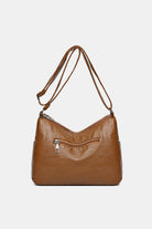 PU Leather Adjustable Strap Shoulder Bag Trendsi