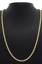 14k Gold Filled 3mm Rope Chain 24inch Bougiest Babe