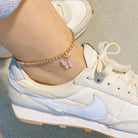 Sparkly Butterfly Anklet Ellisonyoung.com