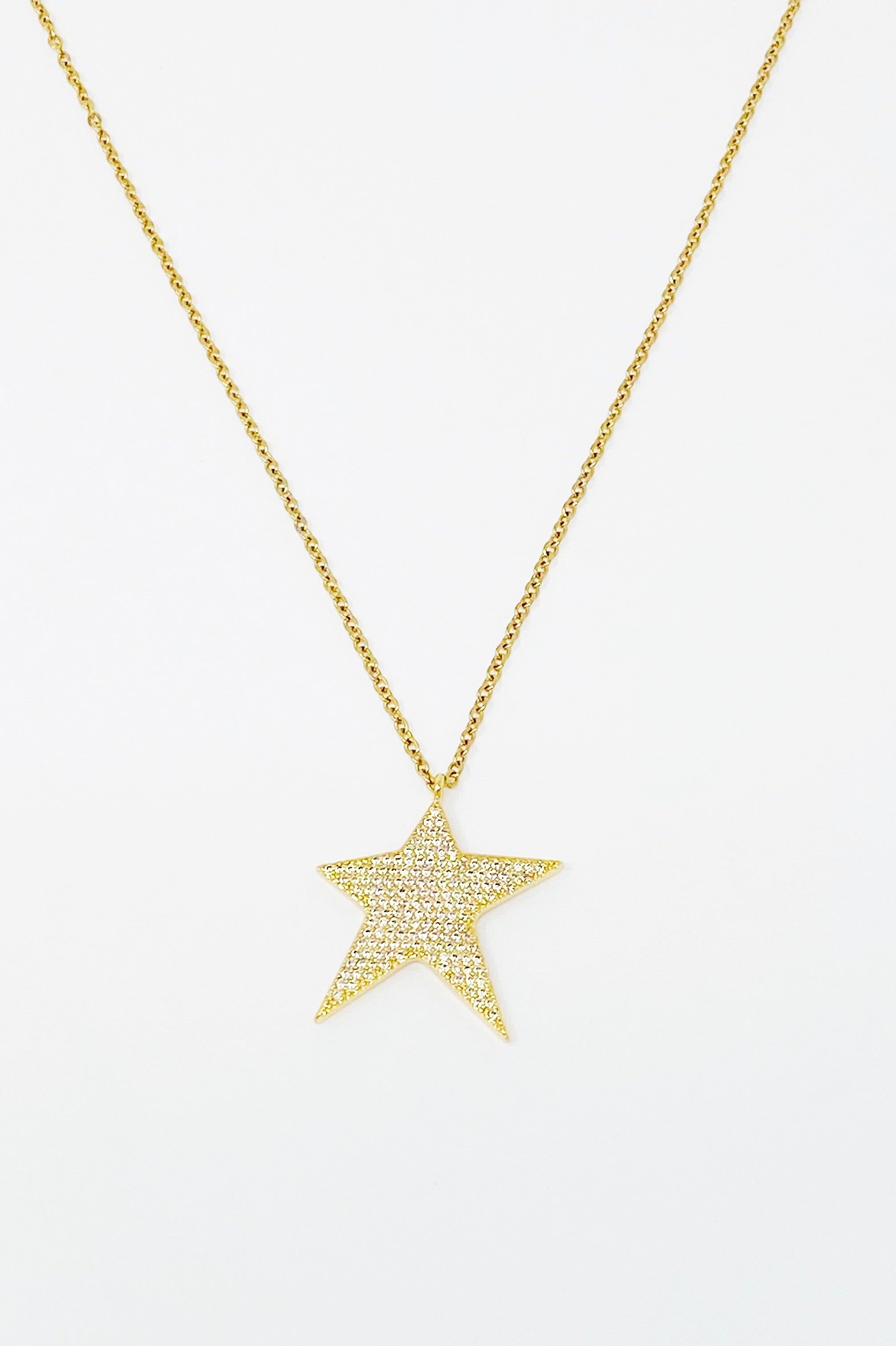 Lara Land Shiny Star Necklace Ellisonyoung.com