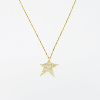 Lara Land Shiny Star Necklace Ellisonyoung.com