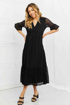 P & Rose Lovely Lace Full Size Tiered Dress Trendsi