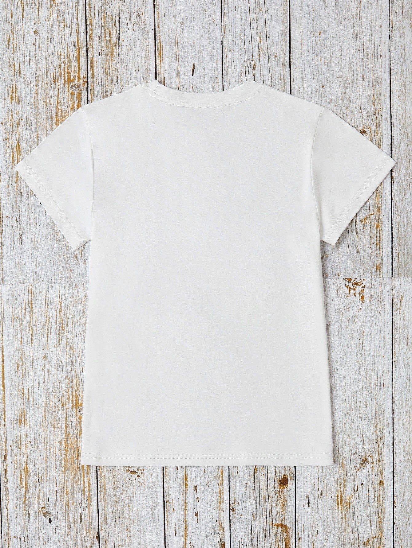 MAMA Round Neck Short Sleeve T-Shirt Trendsi