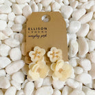 Sequin Double Bloom Flower Earrings Ellisonyoung.com
