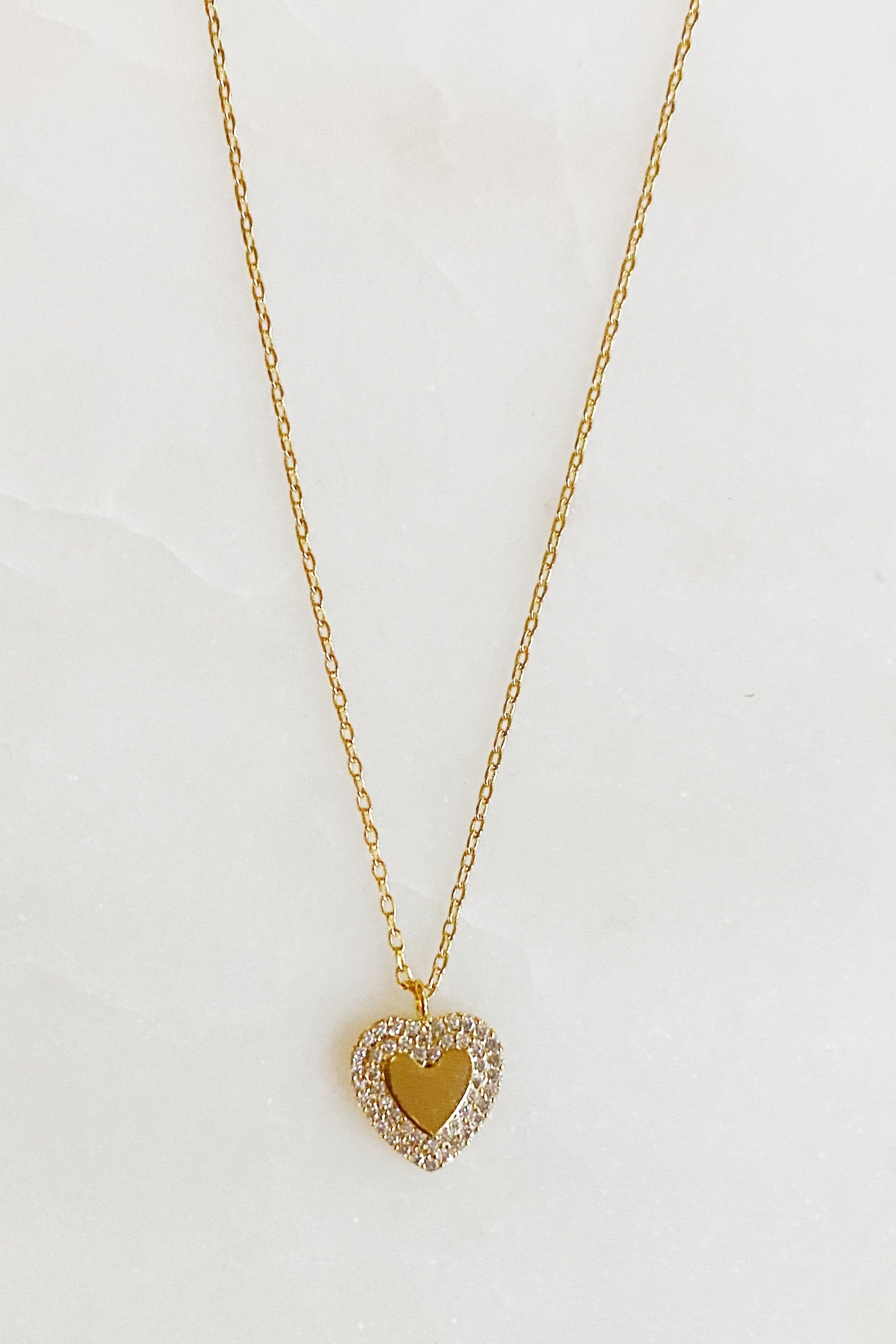 So Pretty Mini Heart Necklace Ellisonyoung.com