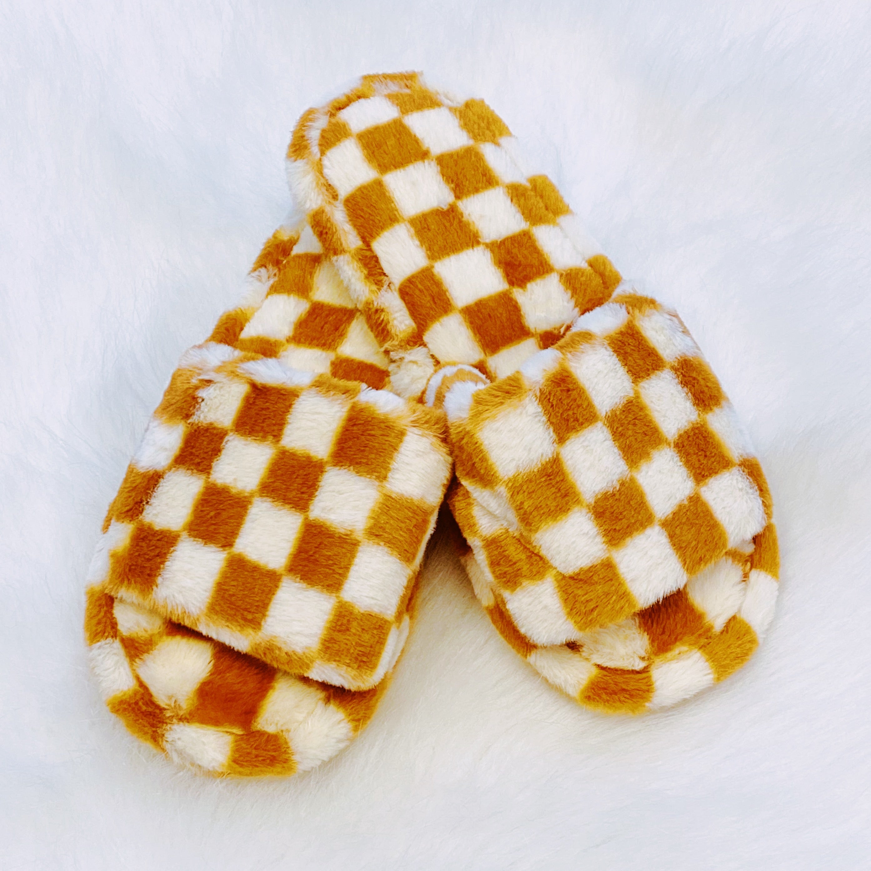 Luxe Lounge Checker Cozy Slippers Ellisonyoung.com