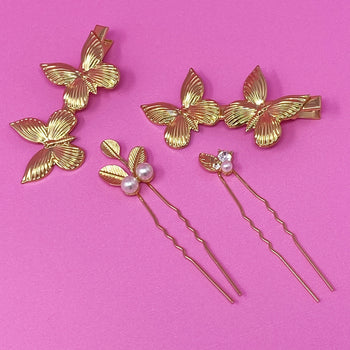 Antique Garden Hair Clip Set Ellisonyoung.com