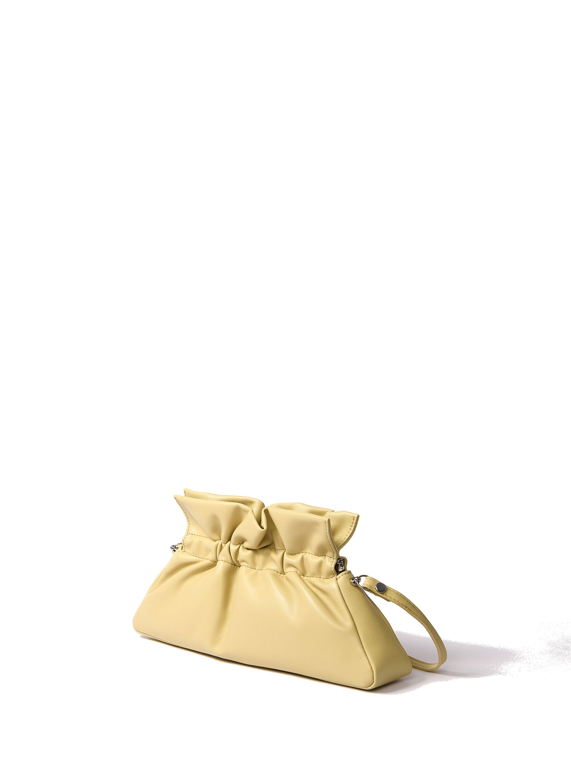 Mila Bag in Smooth Leather, Yellow Bob Oré