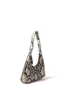 Alexia Bag in Smooth Leather, Snake Bob Oré