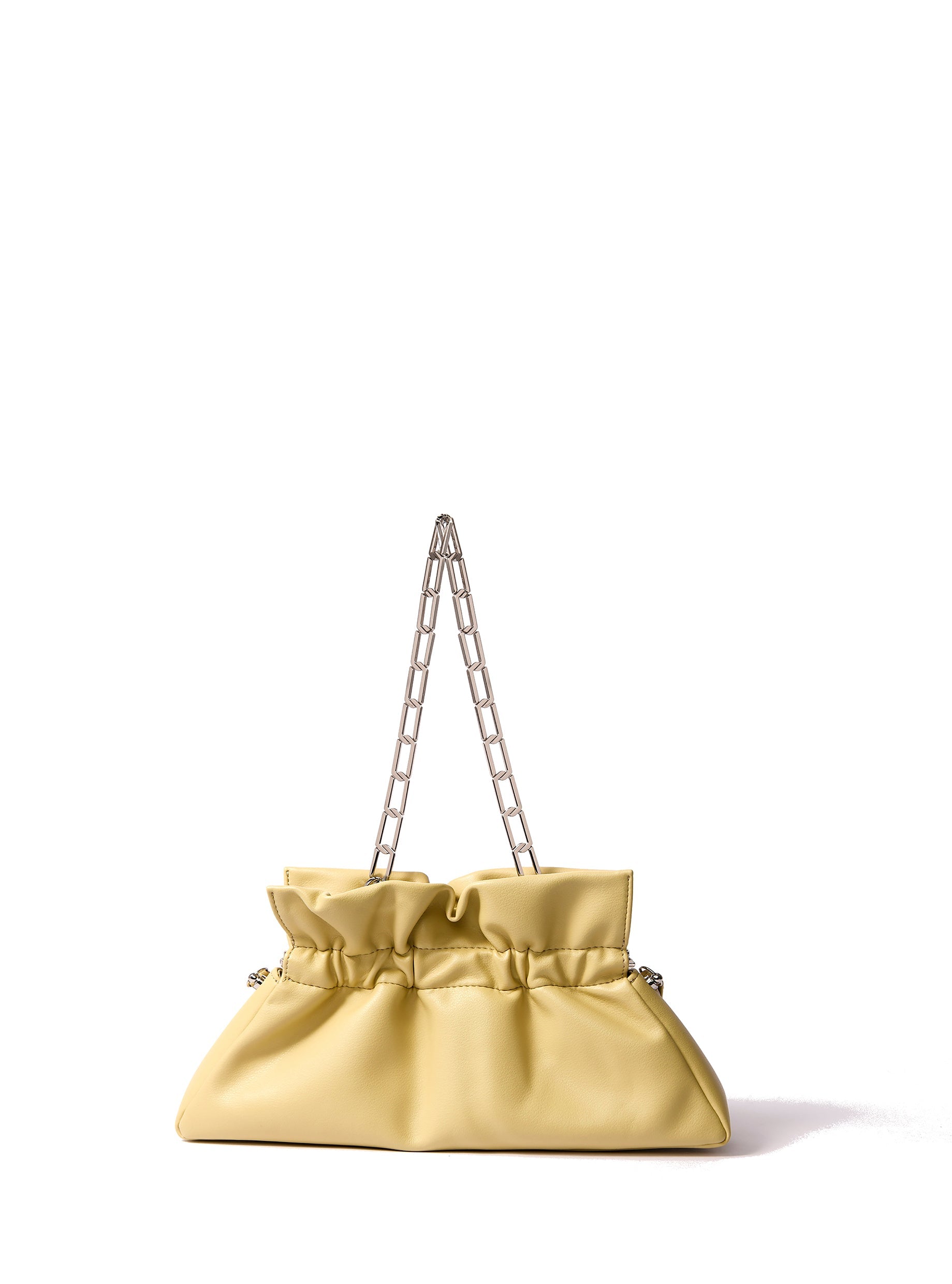 Mila Bag in Smooth Leather, Yellow Bob Oré