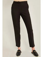 Woven Solid Formal Ankle Pants Trousers (Comes in 2 Colors) Penderié, Inc.