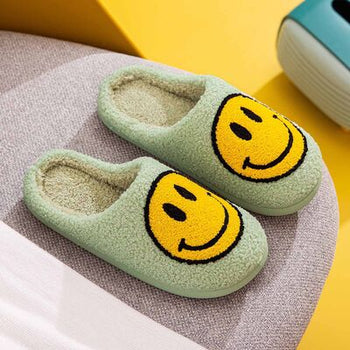 Melody Smiley Face Slippers Trendsi