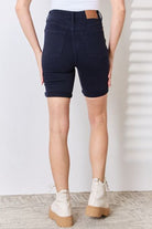 Judy Blue Full Size High Waist Tummy Control Bermuda Shorts Trendsi