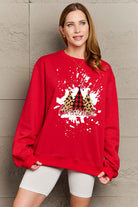 Simply Love Full Size MERRY CHRISTMAS Graphic Sweatshirt Trendsi