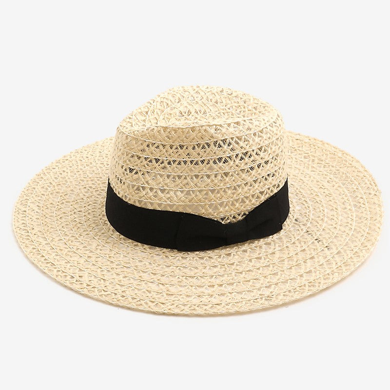 Fame Wide Brim Straw Weave Sun Hat Trendsi