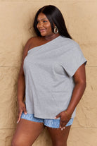 Ninexis in My Groove One Shoulder Loose Top Trendsi