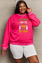 Simply Love Full Size Graphic Drop Shoulder Sweatshirt Trendsi