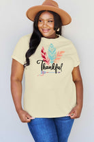 Simply Love Full Size THANKFUL Graphic T-Shirt Trendsi