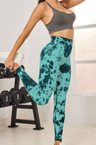 Tie-Dye High Waist Active Leggings Trendsi