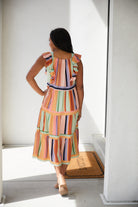 Painted Palette Midi Dress Ave Shops