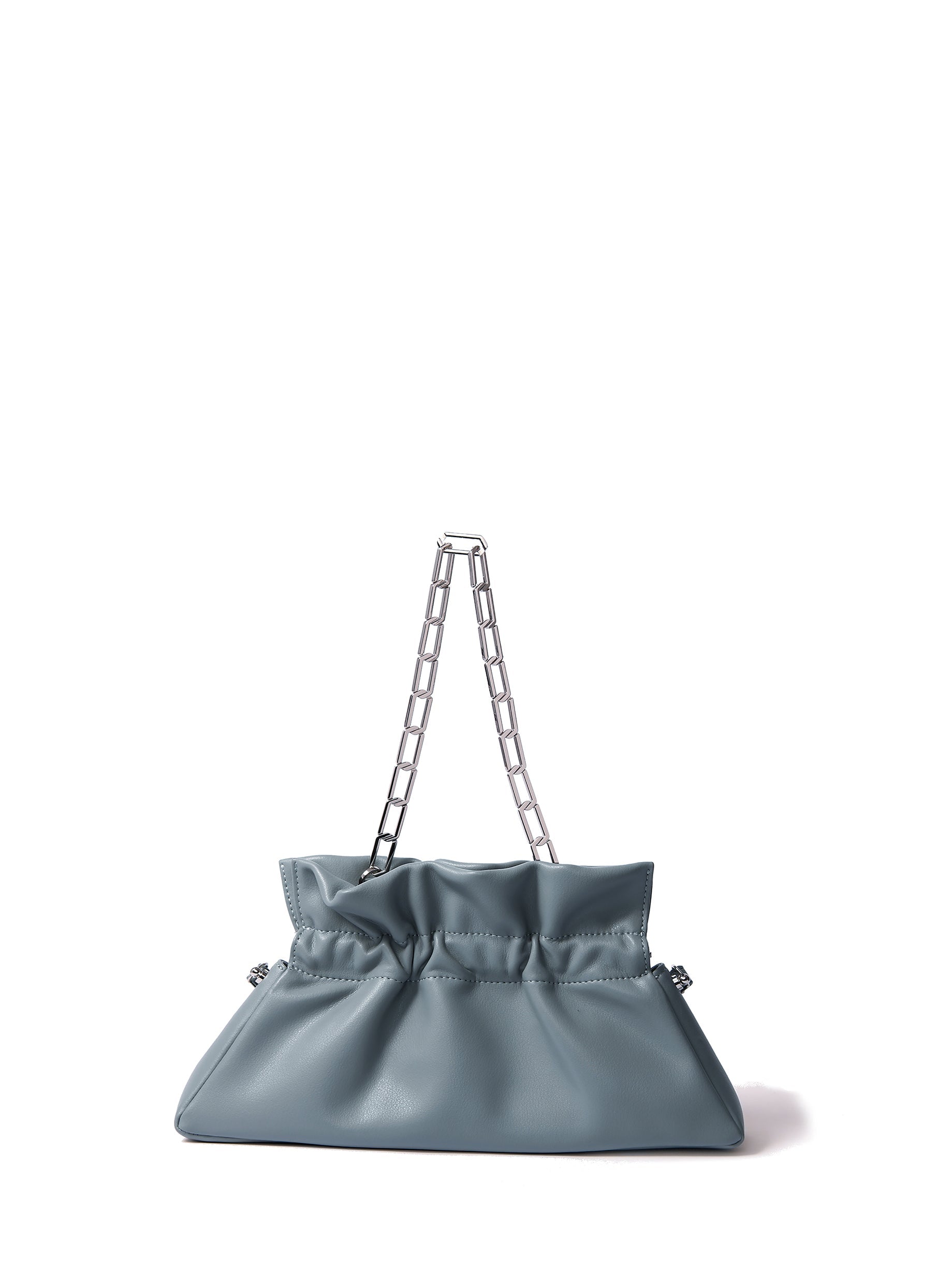 Mila Bag in Smooth Leather, Haze Blue Bob Oré