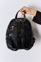 David Jones PU Leather Backpack Trendsi