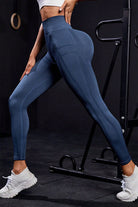 Wide Waistband High Waist Active Leggings Trendsi