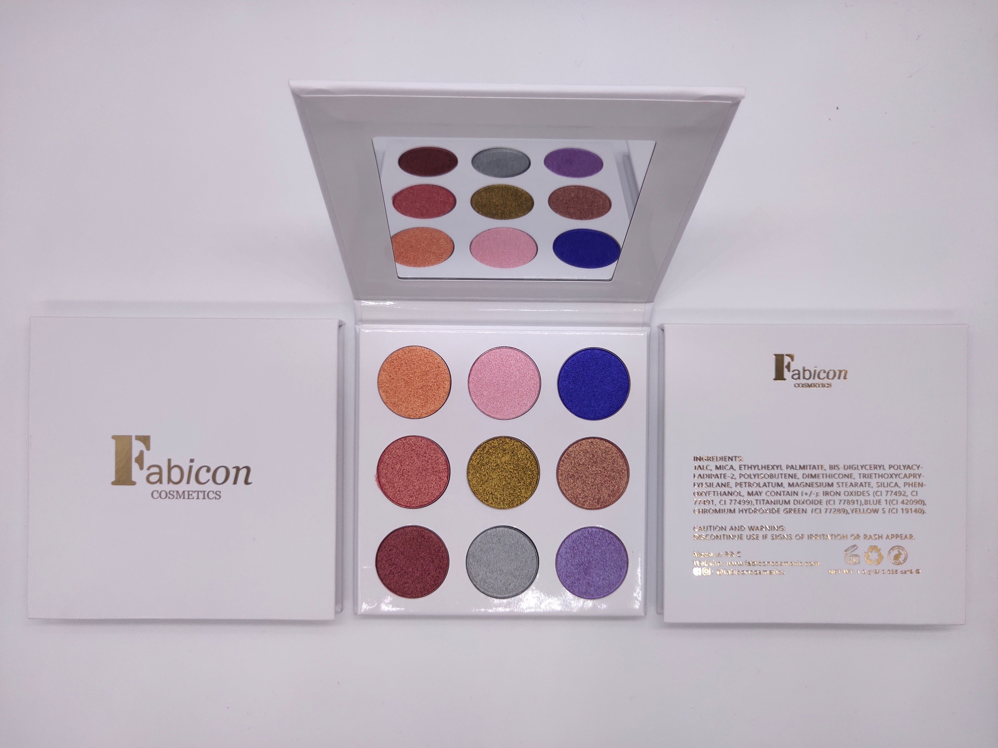 Forget Me Not Eye Shadow Palette Fab Icon Cosmetics