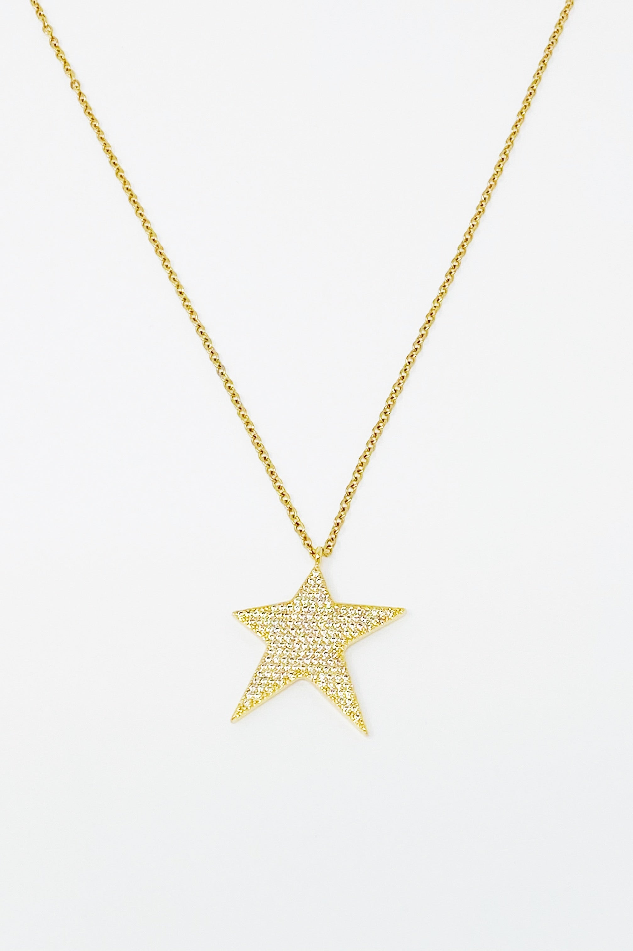 Lara Land Shiny Star Necklace Ellisonyoung.com