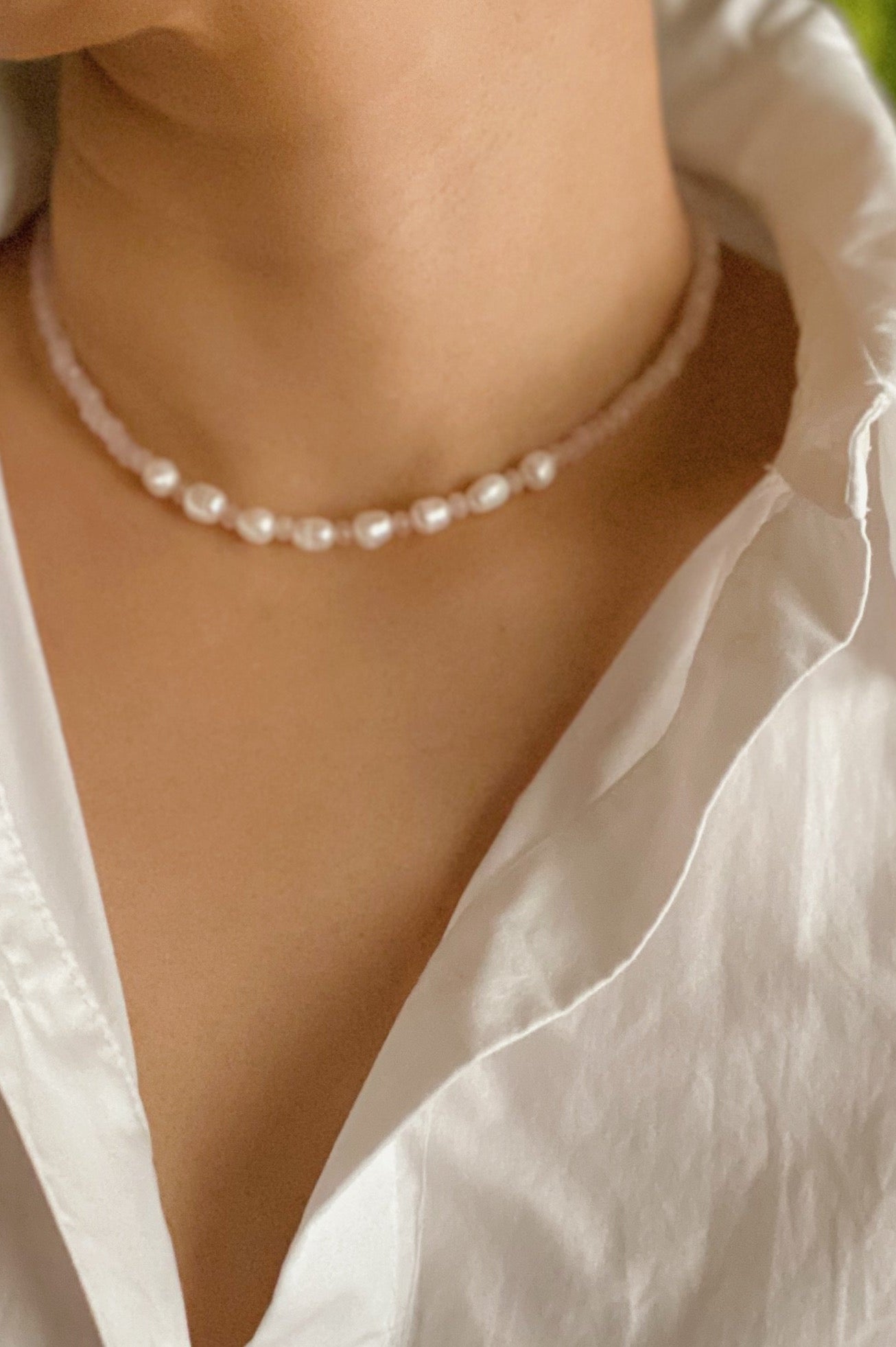 Freshwater Pearl Choker Necklace Ellisonyoung.com