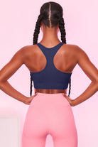 Scoop Neck Wide Strap Active Bra Trendsi