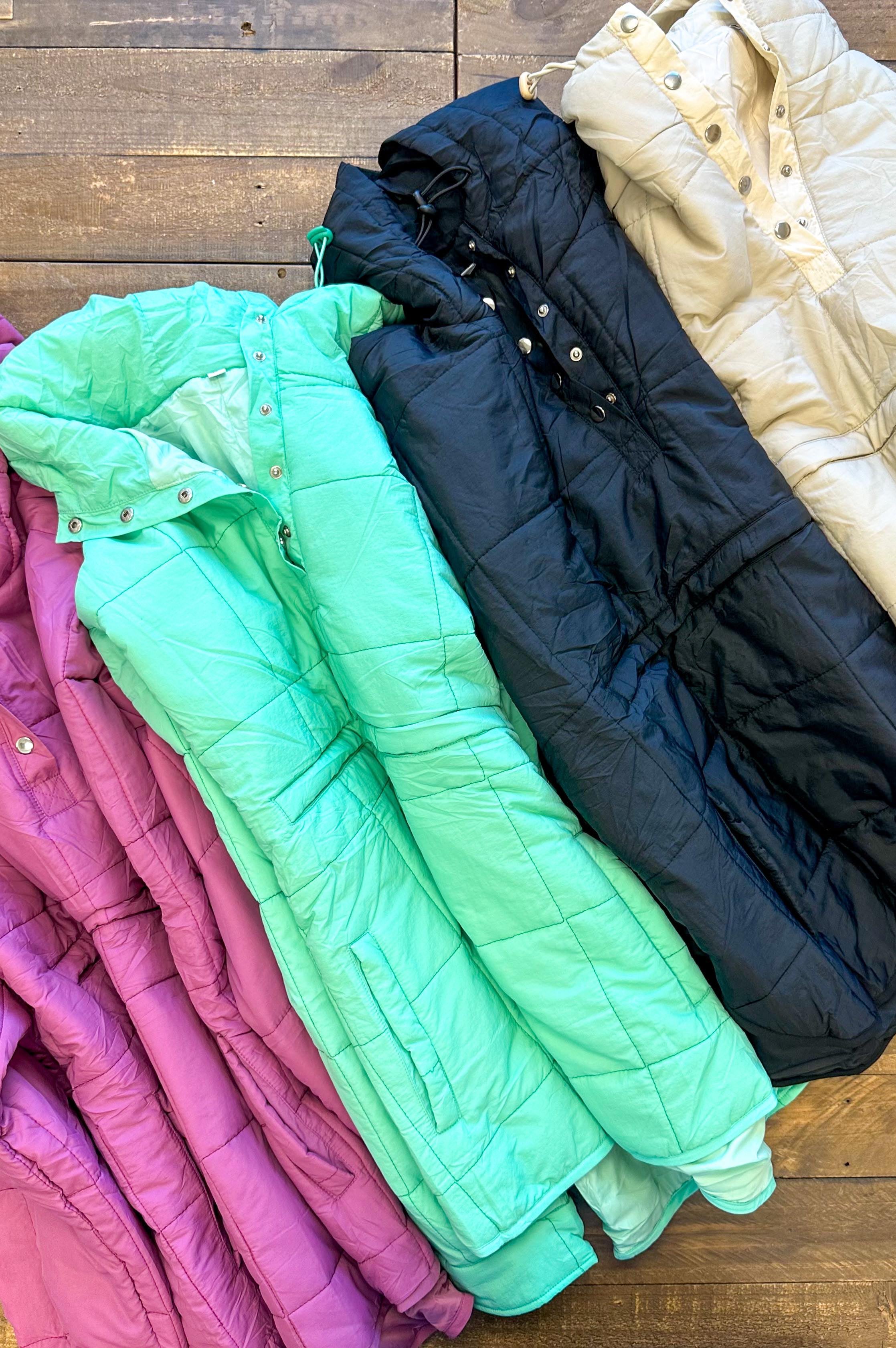 PREORDER: Peyton Puffer Jacket In Four Colors Ave Shops