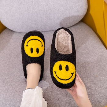 Melody Smiley Face Slippers Trendsi