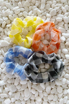 Fresh Gingham Hair Scrunchie Set Of 4 Ellisonyoung.com