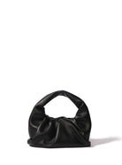 Marshmallow Croissant Bag in Soft Leather, Black Bob Oré