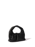 Marshmallow Croissant Bag in Soft Leather, Black Bob Oré